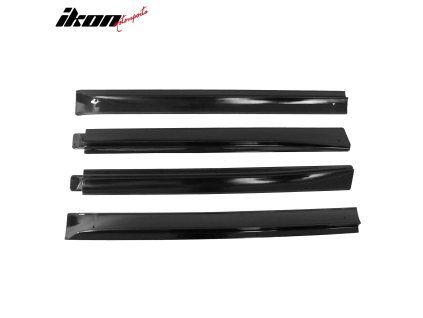 Tesla Model Y 2020-2024 Bas de caisse style V2 ABS noir brillant