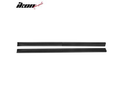 Tesla Model Y 2020-2024 Bas de caisse style V2 ABS noir mat