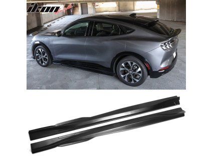 Ford Mustang Mach-E 2021-2024 Bas de caisse style IKON PP noir mat