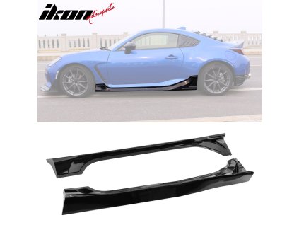 Subaru BRZ Toyota GR86 2022-2026 Boční prahy JDM styl PP lesklá černá
