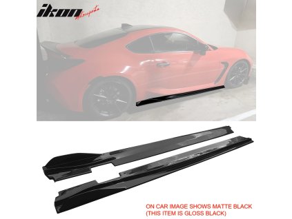 Toyota GR86 Subaru BRZ 2022-2026 Boční prahy IKON V2 styl ABS lesklá černá