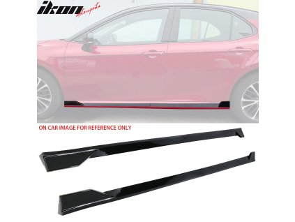 Praguri laterale Toyota Camry SE XSE 2025-2026 stil TRD PP negru lucios
