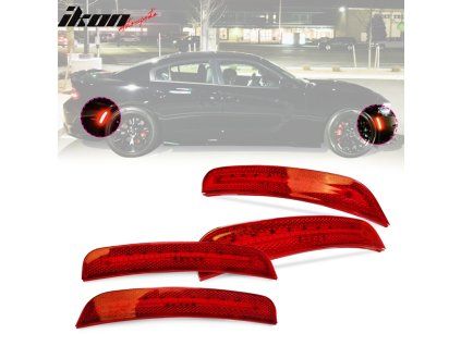Dodge Charger 2015-2023 Intermitentes rojos