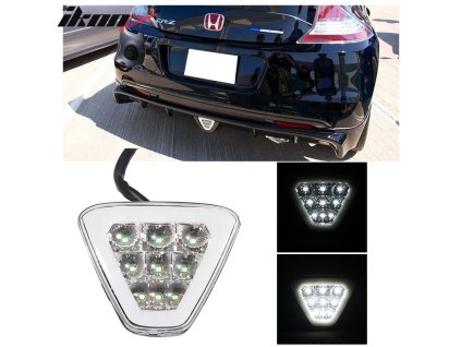 Universal Brzdové světlomety trojúhelníkové čiré LED