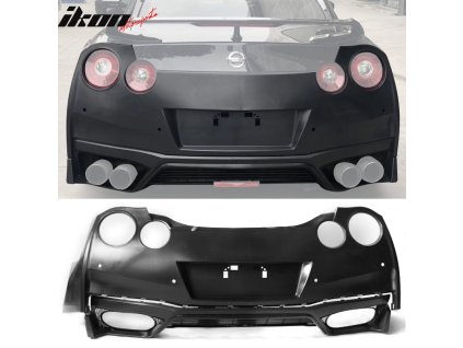 Nissan GTR 2009-2024 Zadní světlomety OE styl nenatřené černé