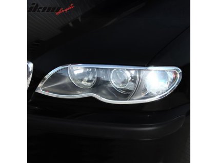 BMW E46 3-Series 4-Door 2002-2005 Hlavní světlomety ABS chrom