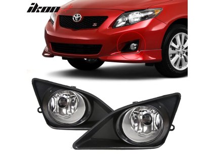 Toyota Corolla 2009-2010 Fendinebbia alloggiamento argento trasparente