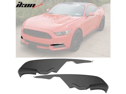 Ford Mustang 2015-2017 Faros antiniebla estilo MD PP negro mate