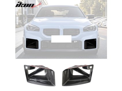 BMW G87 M2 2023-2024 Mlhovky M Performance styl lesklá černá uhlíková vlákna