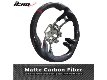 Ford Mustang 2015-2017 Volant matné uhlíkové vlákno s pravou kůží černý