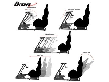 Support pour volant de course, noir, Logitech G29, levier de vitesse Thrustmaster