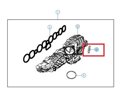 Mopar О-пръстен 68142876AA
