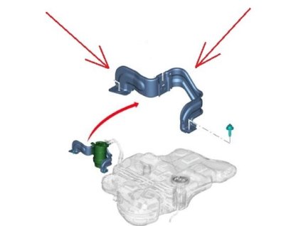 Filtru de combustibil Ford 7G91-9180-AB