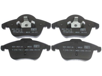 Ford Plaquettes de frein avant BG91-2K021-AA