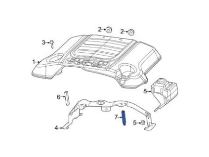 Mopar Vite M6X1.00X75.25 06512772AA