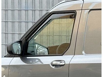 Ford ClimAir Deflector de ventanilla lateral para las ventanillas de las puertas delanteras, negro 2 831 420