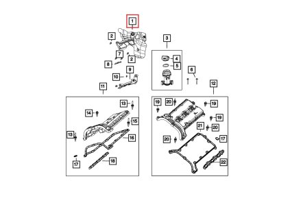 Dodge RAM 1500 5.gen DT Osłona termiczna 68490019AA