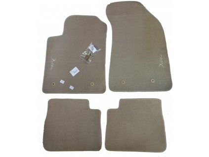 Lancia Nuova Delta Tappeti in tessuto beige con logo