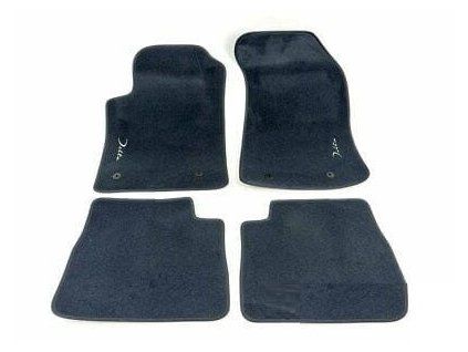 Lancia Nuova Delta Tapis textile bleus avec logo