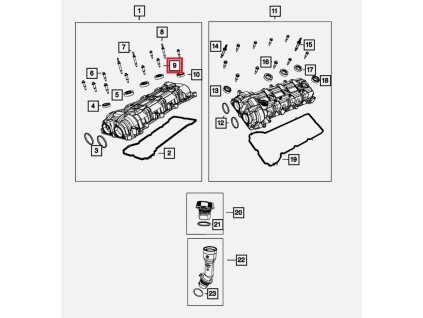 Mopar Šroub M6X1.00X55.50