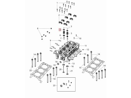 Mopar Držiak pružiny ventilov 046328014