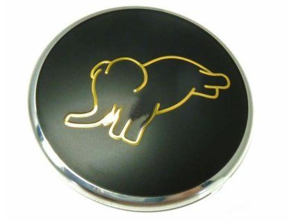 Lancia Ypsilon Badge Elephant jaune