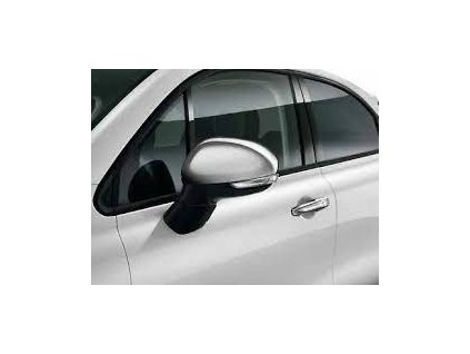Fiat 500X Kryty zpětných zrcátek světle chromované
