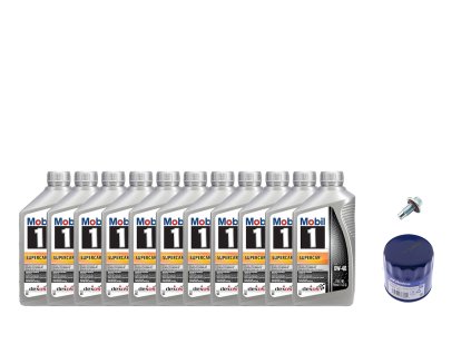 motorový olej a filtr + zátka