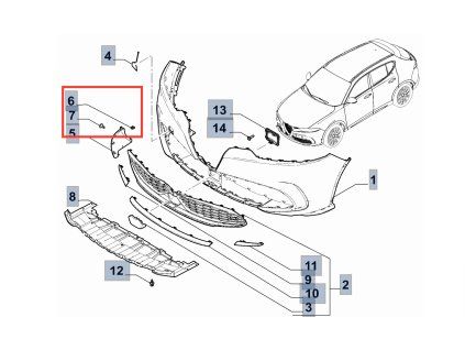 Mopar Sprężynka 68255491AA