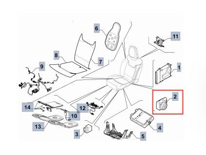 Alfa Romeo Tonale Regulating Device 68612609AA