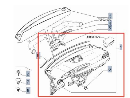 Alfa Romeo Tonale Dashboard 7VF34U01AA