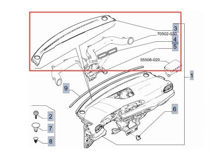 Alfa Romeo Tonale Решетка 68607146AA