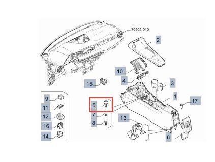 Alfa Romeo Tonale Tornillo 06509713AA