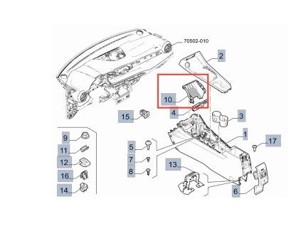 Alfa Romeo Tonale Support d'objets 7UF53LXHAA