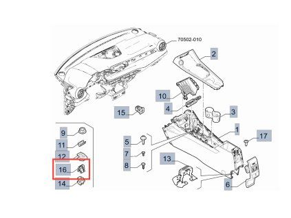 Alfa Romeo Tonale Molla 68303463AA