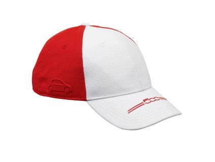 Fiat Gorra roja/blanca 500