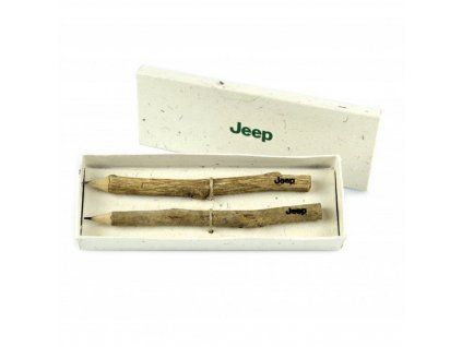 Jeep Set de crayons en bois