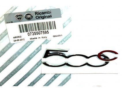 Fiat 500 Emblema lateral 500C