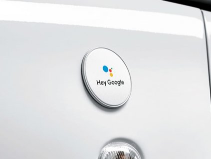 Fiat 500/500L/500X Hey Google-Schildseite