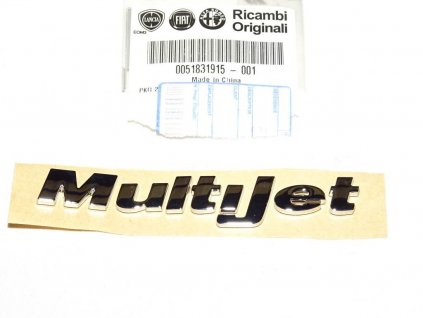 Fiat Fiorino/Qubo Nápis Multijet zadní