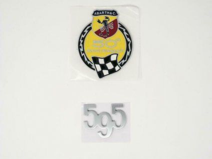 Logo Abarth 500 Anniversario 595