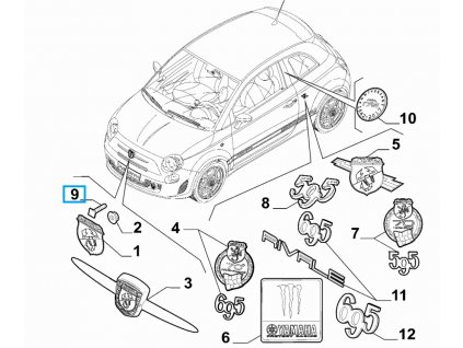 Abarth 500 Screw