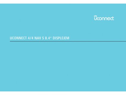 Felhasználói kézikönyv Jeep Cherokee KL Uconnect Radio 4C/4C Nav display 8.4 (2019-2023)