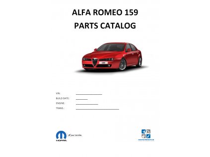 Alfa Romeo 159 Catalogo ricambi / Parts catalog