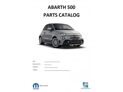 Abarth 500 Katalóg dielov / Parts catalog