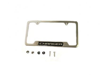 Dodge Charger LD Support de plaque d'immatriculation argenté 82214929