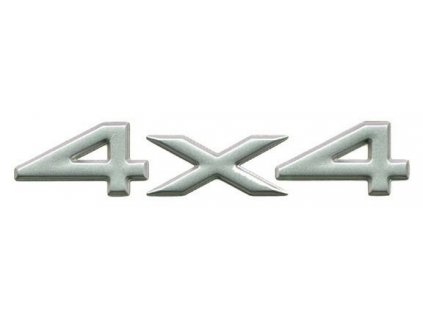 Inscripție 4x4 argintie WJ/WG