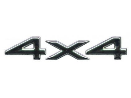 Inscripție 4x4 crom WJ/WG