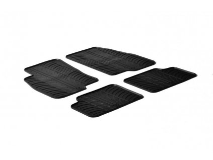 Fiat Grande Punto /Grande Punto Abarth Rubber mats - 1cm edges