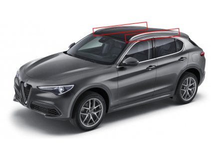 Alfa Romeo Stelvio Roof rails for cars with aluminum sunroof